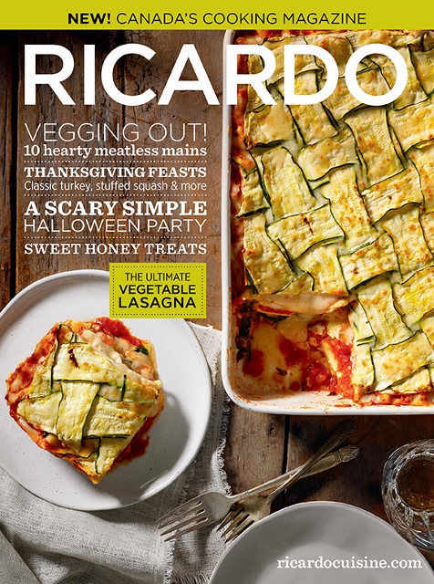 Ricardo’s wheat Berry Risotto with Mushrooms, Roasted Vegetables and Hazelnuts