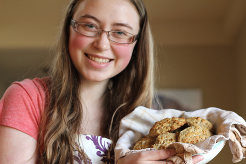 Lauren and her gluten free scones