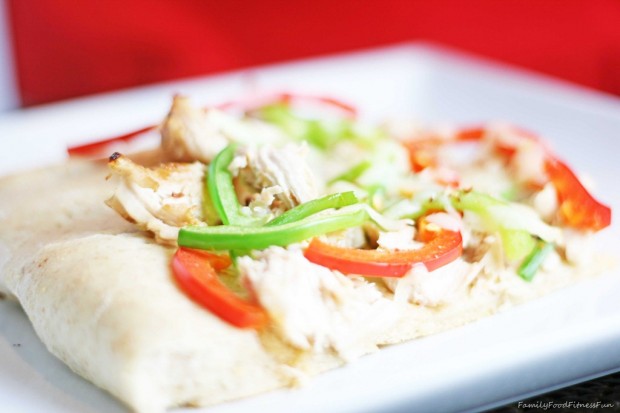 ginger chicken pizza