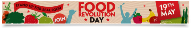 Food revolution day banner