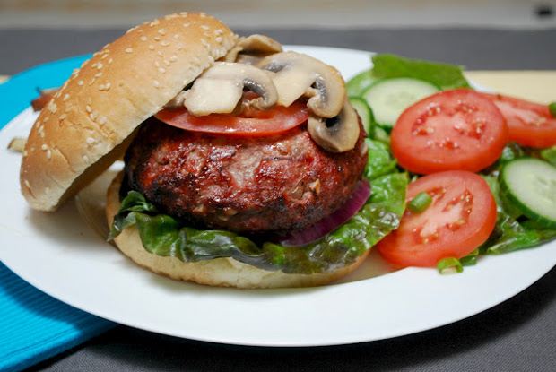 blue cheese stuffed burger