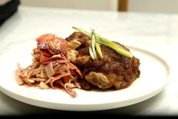 week2BBQchickenandappleslaw BBQ Chicken and Apple Slaw