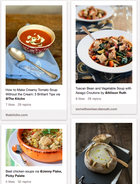 Pinterest tagging sources