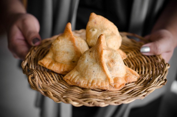 Homemade Traditional Indian Samosa