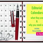 Editorial Calendars for Blogging | www.foodbloggersofcanada.com