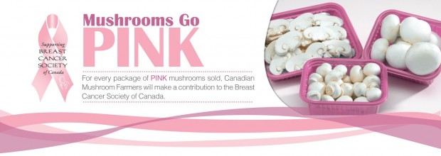 Mushrooms Go Pink