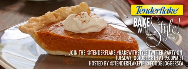 #bakewithstyle twitter party with tenderflake