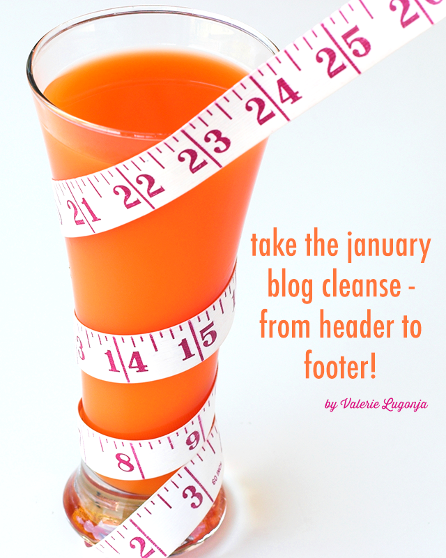 The January Blog Cleanse from Header to Footer | FBC www.foodbloggersofcanada.com