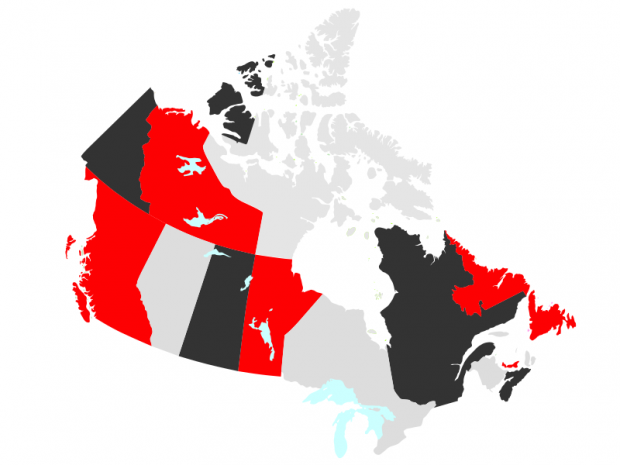 Membership Map of Canada