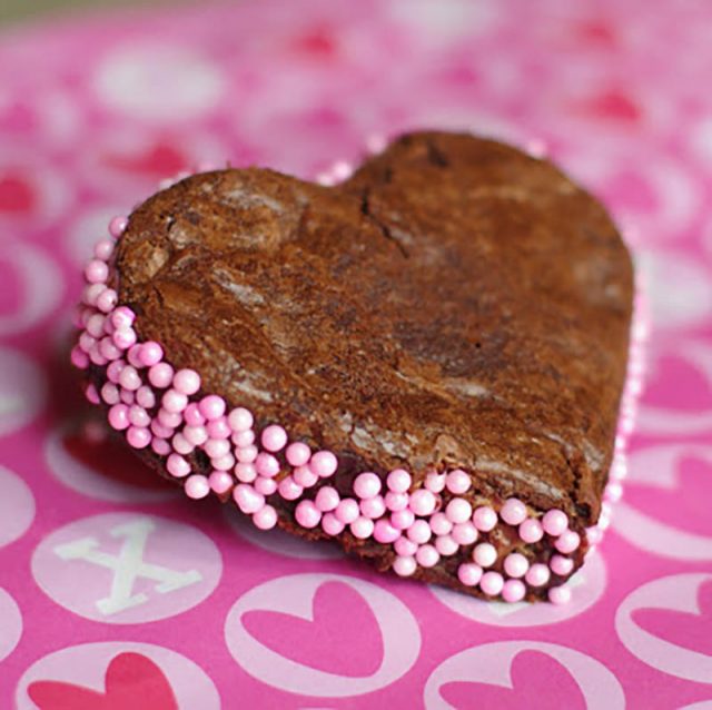 Mars Bar Valentine's Day Brownies