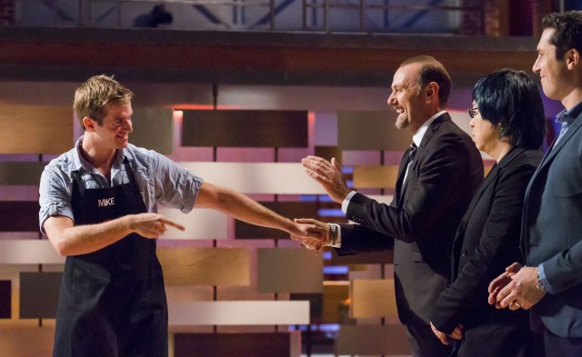 Mike says his final goodbyes to the MASTERCHEF CANADA judges