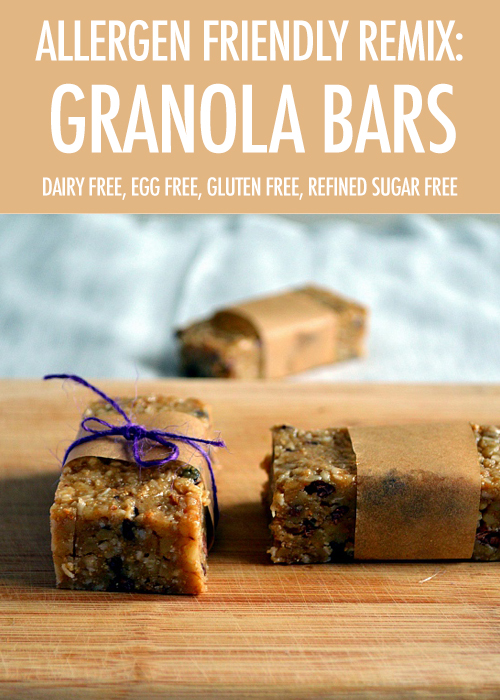 Allergy Friendly Recipe Remix: Granola Bars | Food Bloggers of Canada