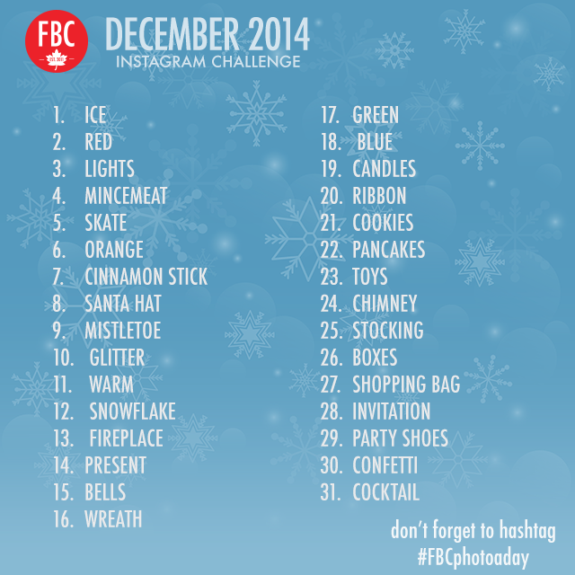December 2014 Photo A Day Instagram Challenge | Food Bloggers of Canada