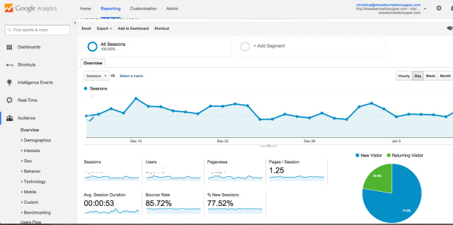Google Analytics - The Standard for Food Bloggers | Food Bloggers of Canada