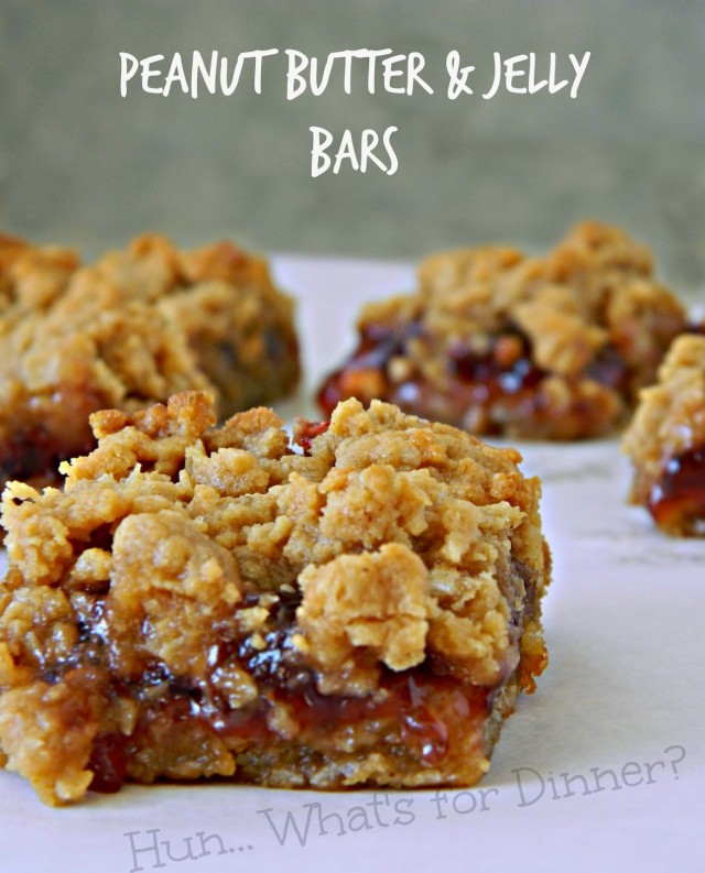 Peanut Butter Jelly Bars