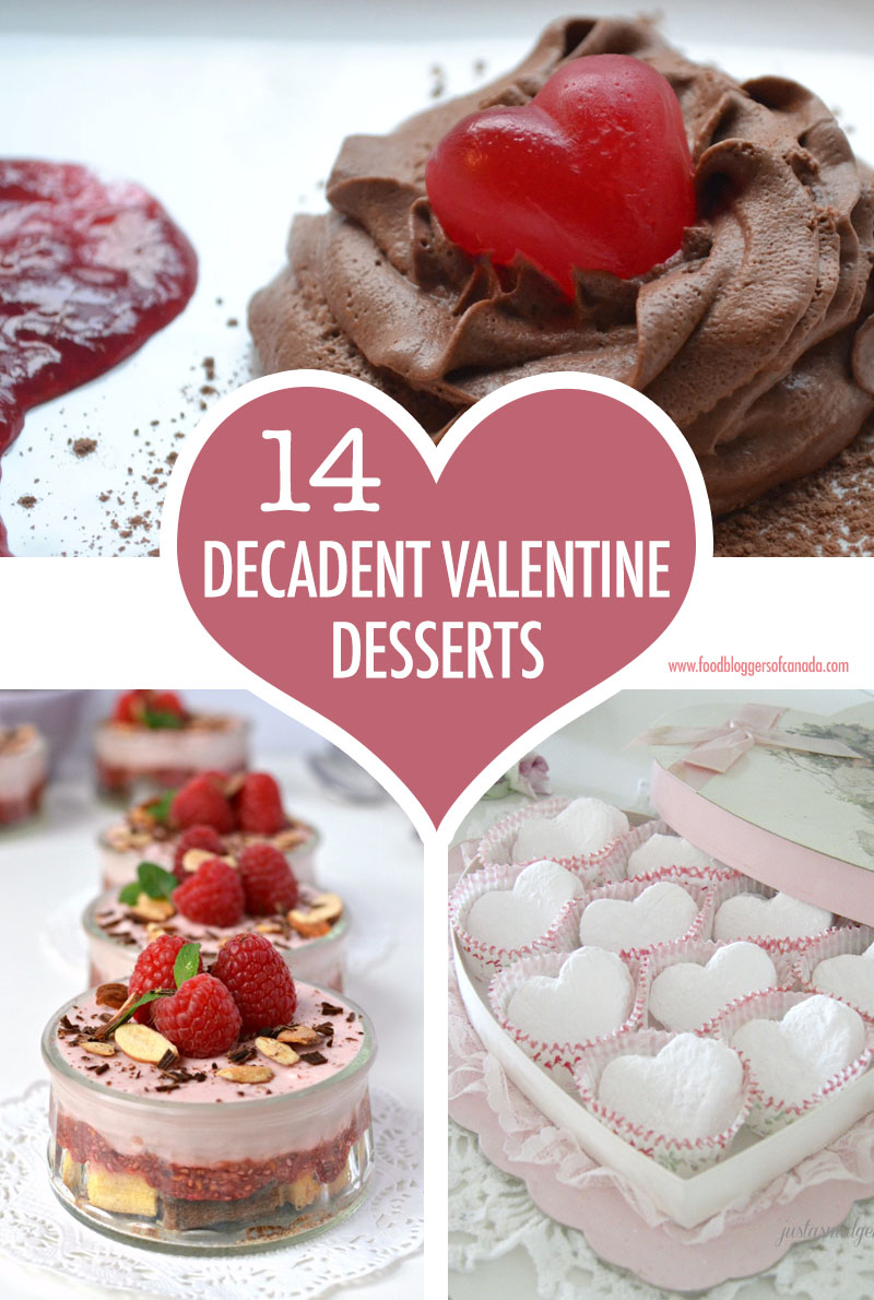 14 Decadent Valentine Desserts | Food Bloggers of Canada
