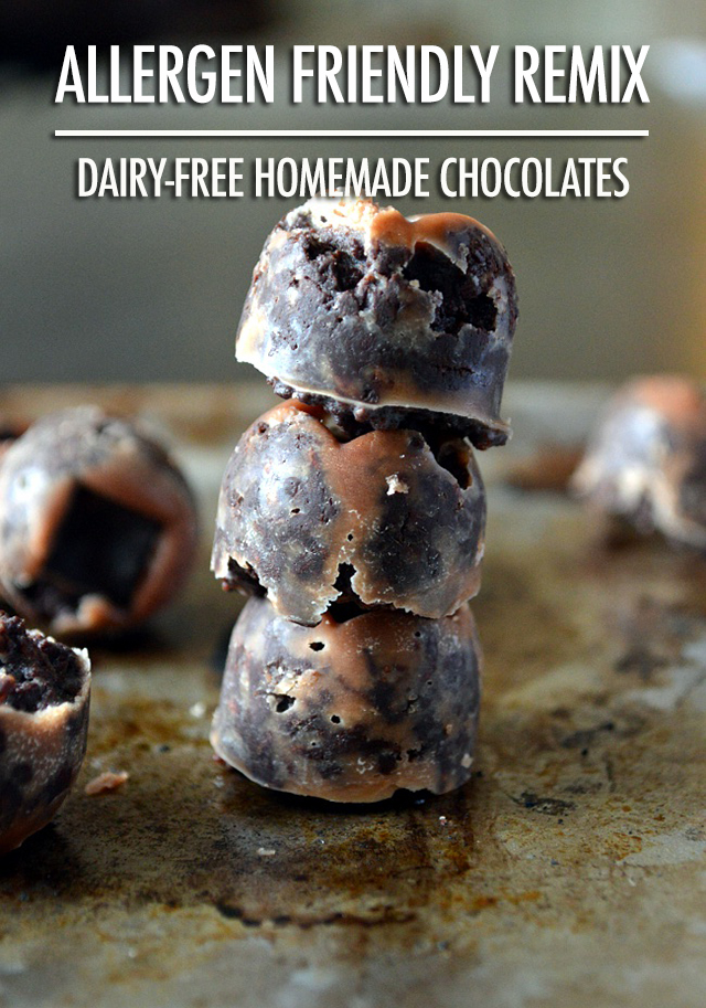 Allergy Free Recipe Remix: Dairy Free Homemade Chocolates | Food Bloggers of Canada