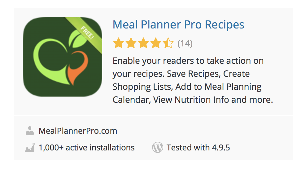Meal Planner Pro Screenshot