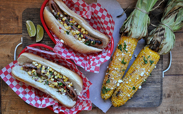On Board in 20: Turkey Dogs with Mexican Street Corn | Food Bloggers of Canada
