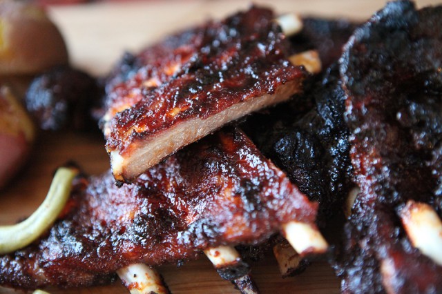 Outdoor Living: Maple BBQ Wild Boar Ribs | Food Bloggers of Canada