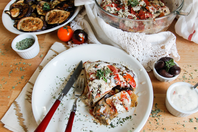 Cold Kalamata Feta Moussaka | Food Bloggers of Canada