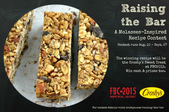 Raising the Bar Sweet Treat Contest | Food Bloggers of Canada