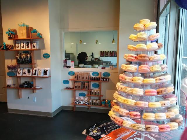 Macaron Tower at Rousseau Chocolatier - Where to Eat This Weekend: Halifax | Food Bloggers of Canada