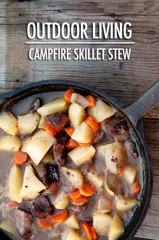Outdoor Living Campfire Skillet Stew | Food Bloggers of Canada