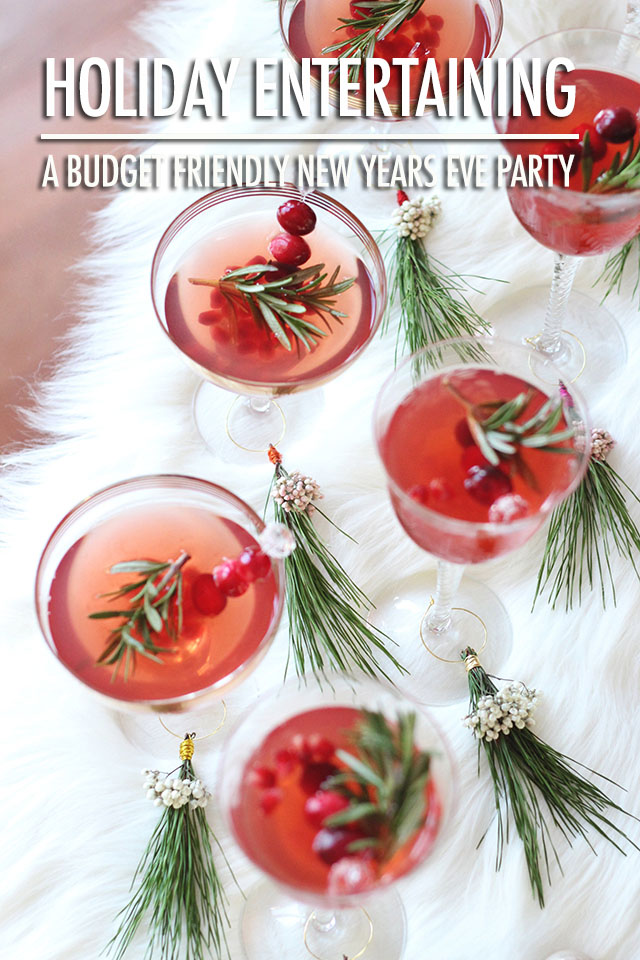How To Throw a New Year's Eve Party On A Budget | Food Bloggers of Canada