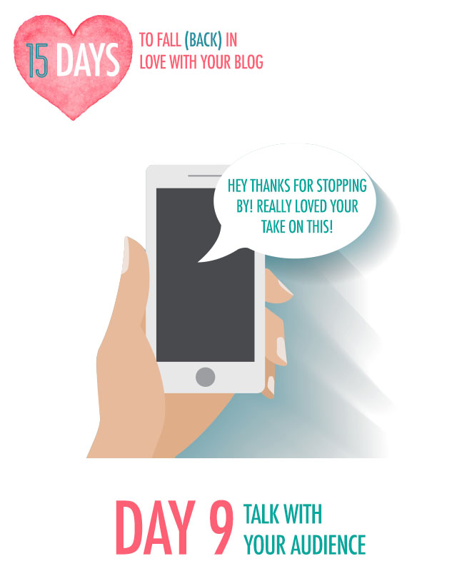 Fall In Love With Your Blog Day 9: Talk With Your Audience | Food Bloggers of Canada