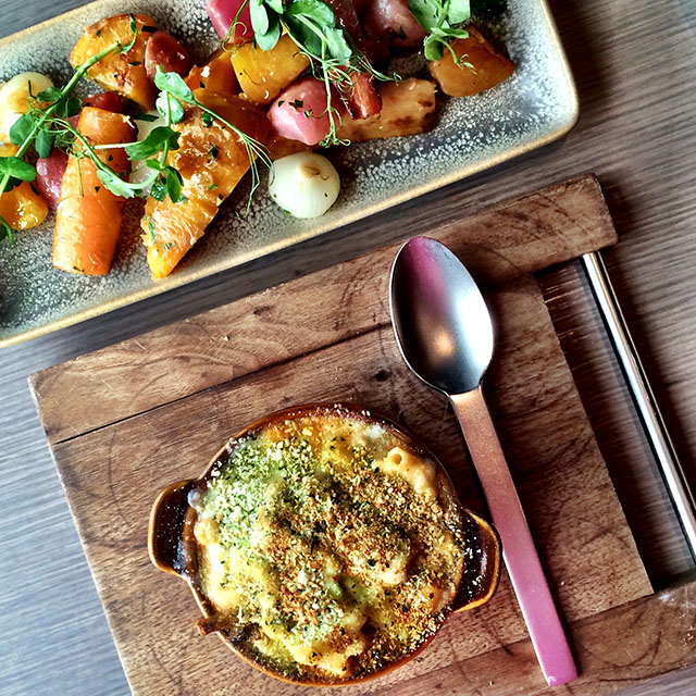 The award winning Mac n cheese at Toronto's SOCO at the Delta Toronto!