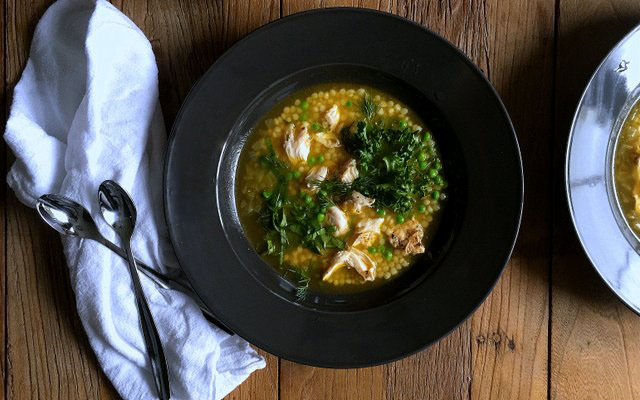 Lemon chicken build your own soup | Food Bloggers of Canada