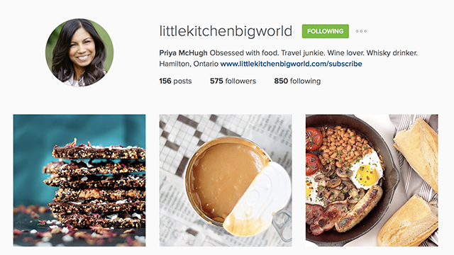 10 More Food Instagrammers You Need to Know | Food Bloggers of Canada
