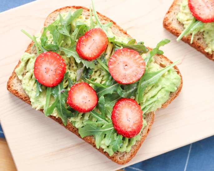 Strawberry Avocado Toast | Food Bloggers of Canada
