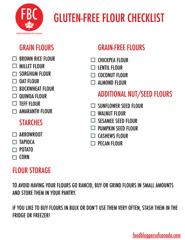 Your Guide To Gluten-Free Flours | Food Bloggers of Canada