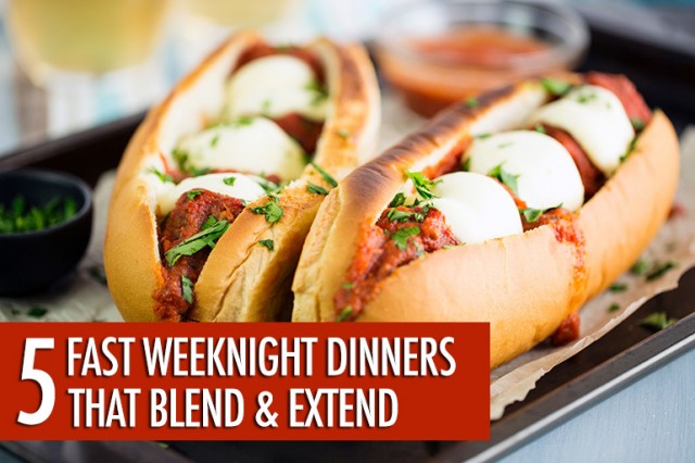 5 Easy Weeknight Dinners that Blend and Extend | Food Bloggers of Canada