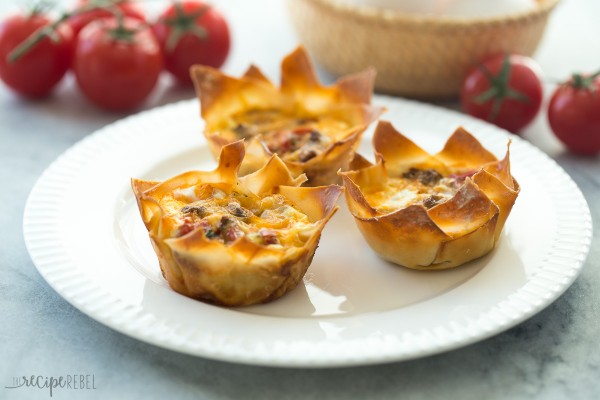 Mini-Mexican-Wonton-Quiche - Recipe Rebel