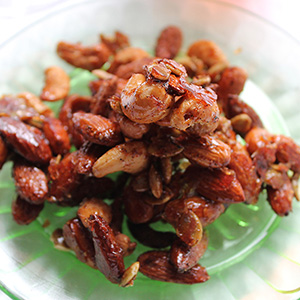 Sweet & Salty Roasted Cocktail Nuts | Friendly Food Snobs