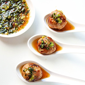 Thai Style Pork Meatballs | Leelalicious