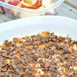 Skor Bar and Caramel Apple Spread | She Bakes Here