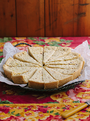 Coconut Chili Lime Shortbread | Kelly Neil