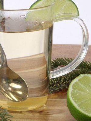 Spruce Tea with Lime and Honey | Earth Food & Fire