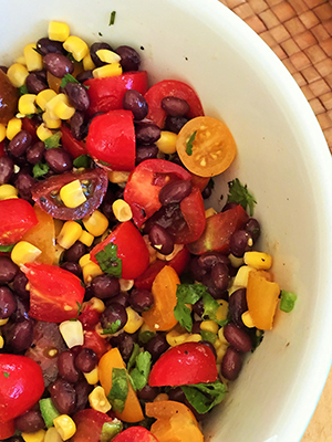 Corn, Black Bean and Tomato Salad | Kitchen Bliss