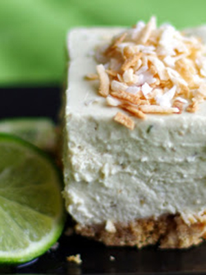 No Bake Avocado Lime Cheesecake | Within the Kitchen
