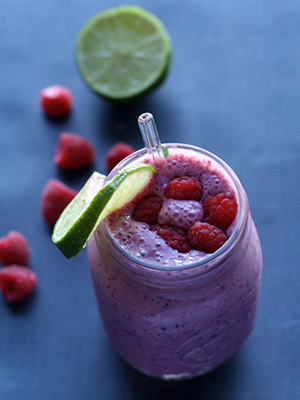 Raspberry Lime Zinger Smoothie | The Best of This Life