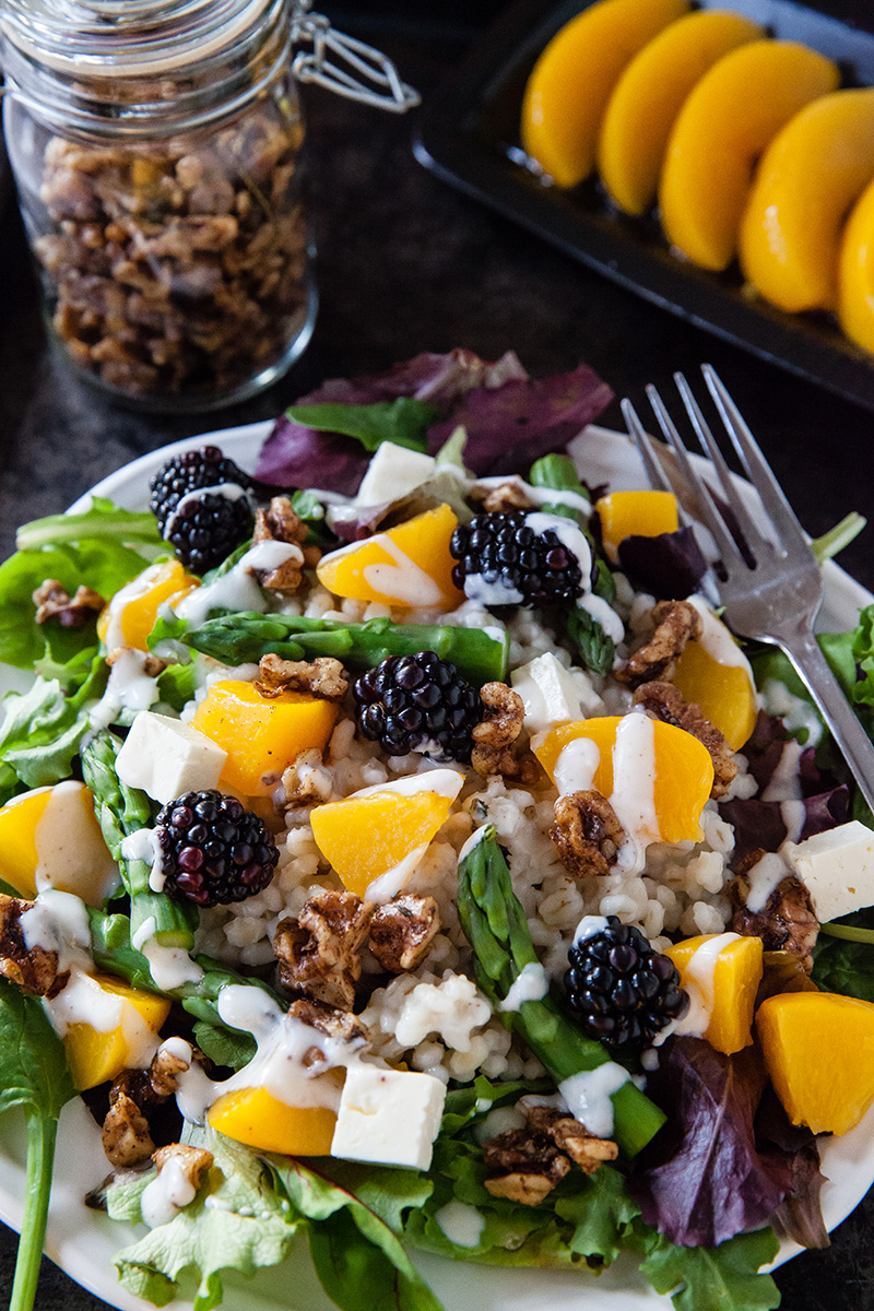 Peach and Barley Salad