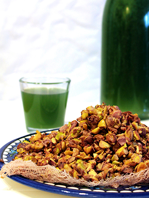 Pistachios Syrup and Pistachio Coconut Cake | Cultur Eatz