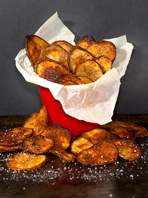 Oven Baked BBQ Potato Chips | What She Ate