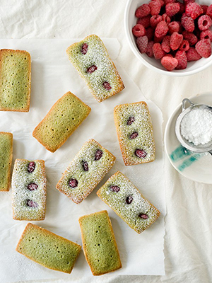 Raspberry Pistachio Financier |Yummy Workshop