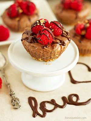 Chocolate Cheesecake Cupcakes With a Pretzel Crust | Ilona's Passion